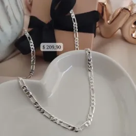 CORRENTE MASCULINA 3 POR 1 B. PRATA 925