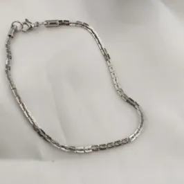 PULSEIRA MASCULINA PIASTRINE EM AÇO
