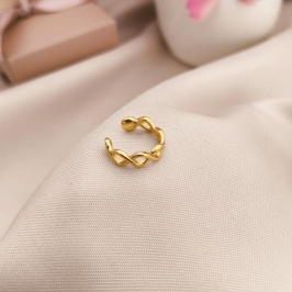 PIERCING FAKE TRANÇADO LISO VAZADO