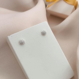 BRINCO REDONDO TODO CRAVEJADA EM MICRO ZIRCONIA