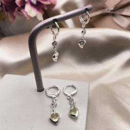 BRINCO ARTICULADOR COM CORAÇÃO E VEDRA AMARELA