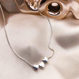 COLAR VENEZIANA COM 3 CORAÇÕES PASSADORES