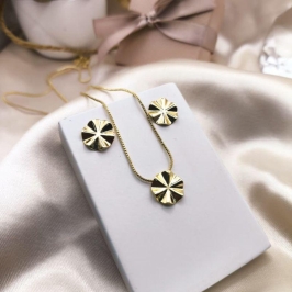 CONJUNTO ORGANICO REDONDO ONDULADO