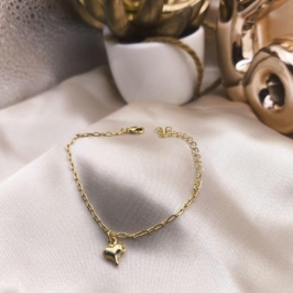 PULSEIRA CARTIER COM CORAÇÃO BOLEADO