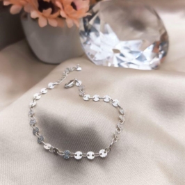 PULSEIRA COM PLASCAS REDONDAS PEQUENAS CRAQUELADAS