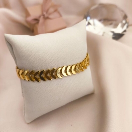 PULSEIRA FOLHAGEM DUPLA LISA