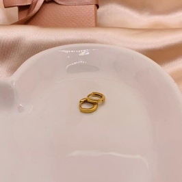 ARGOLA LISA QUADRICULADA TAMANHO PP