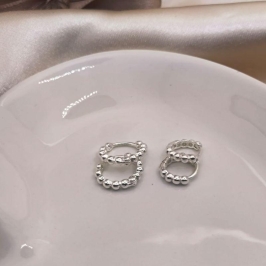 BRINCO DUPLO ARGOLA MINI ESFERAS