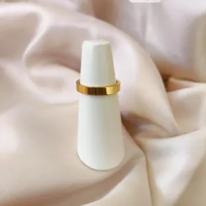 ALIANÇA TRADICIONAL QUADRADA RETA EM AÇO 4MM