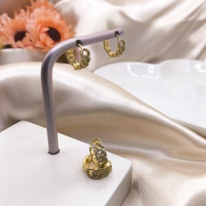 ARGOLA COM CRICULOS ENTRELAÇADOS CRAVEJADOS