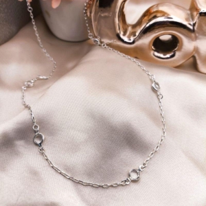 CHOKER CARTIER COM 5 PEDRAS DE ZIRCONIA