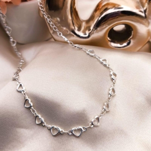 CHOKER TODA COM CORAÇÕES VAZADOS LISIS