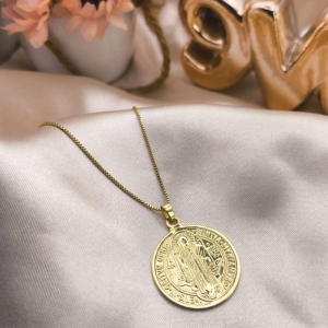 COLAR PLACA DE SÃO BENTO GRANDE