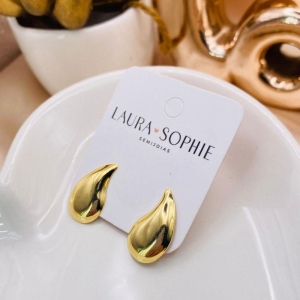 BRINCO EM FORMA DE GOTA LISO