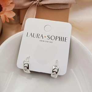 ARGOLA COM NOME LOVE B. PRATA 925 TAM G