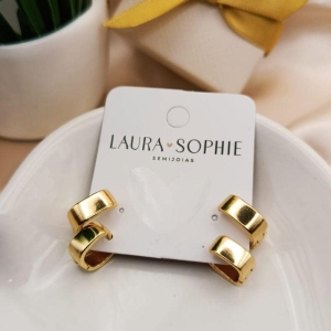 ARGOLA DUPLA QUADRADA LARGA