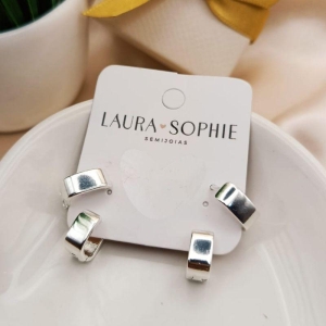 ARGOLA DUPLA QUADRADA LARGA