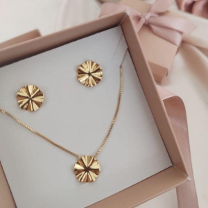 CONJUNTO VENEZIANA PLACA REDONDA ORGANICO