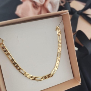 CORRENTE MASCULINA 70CM ELO 3 POR 1 FECHO GAVETA 5mm