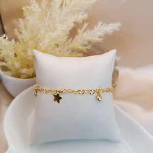 PULSEIRA COM ESTRELAS E PONTOS DE LUZ PENDURADSOS