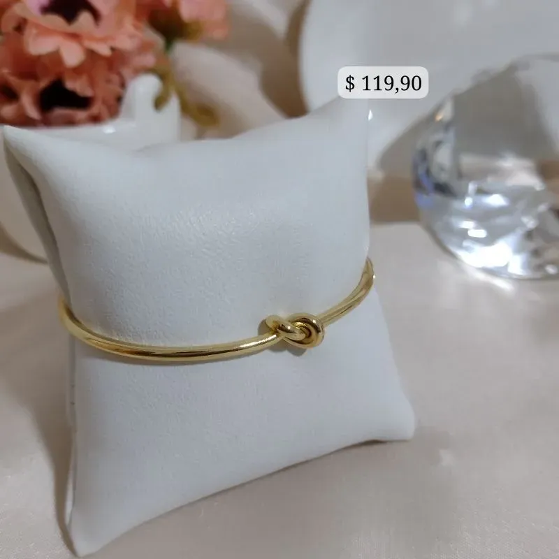 BRACELETE NO COM REGULAGEM E ESFERA NO FINAL