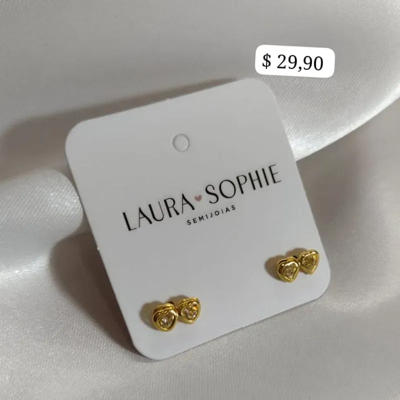 BRINCO 2 CORAÇÕES COM PERDAS DE ZIRCONIA