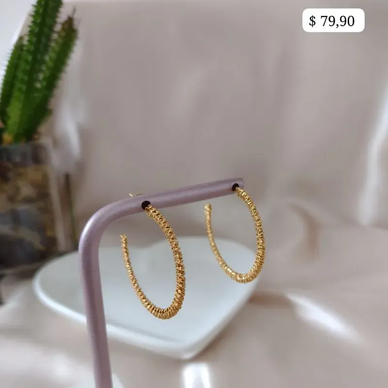 BRINCO ARGOLA AMARRADA 35MM