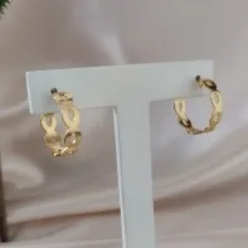 BRINCO ARGOLA COM ELOS 20MM