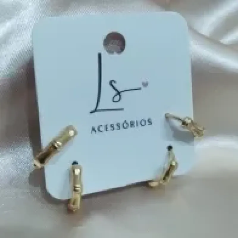 BRINCO ARGOLA DUPLA ESTILO JUNTA