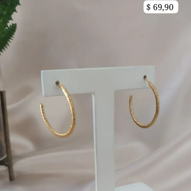 BRINCO ARGOLA FOSCA 27MM