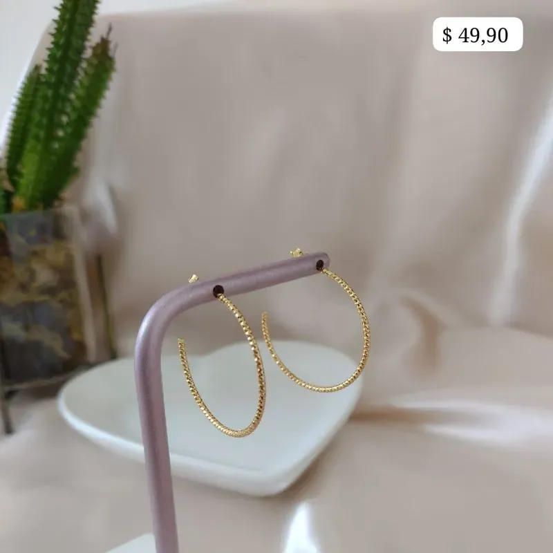 BRINCO ARGOLA FOSCA 34MM