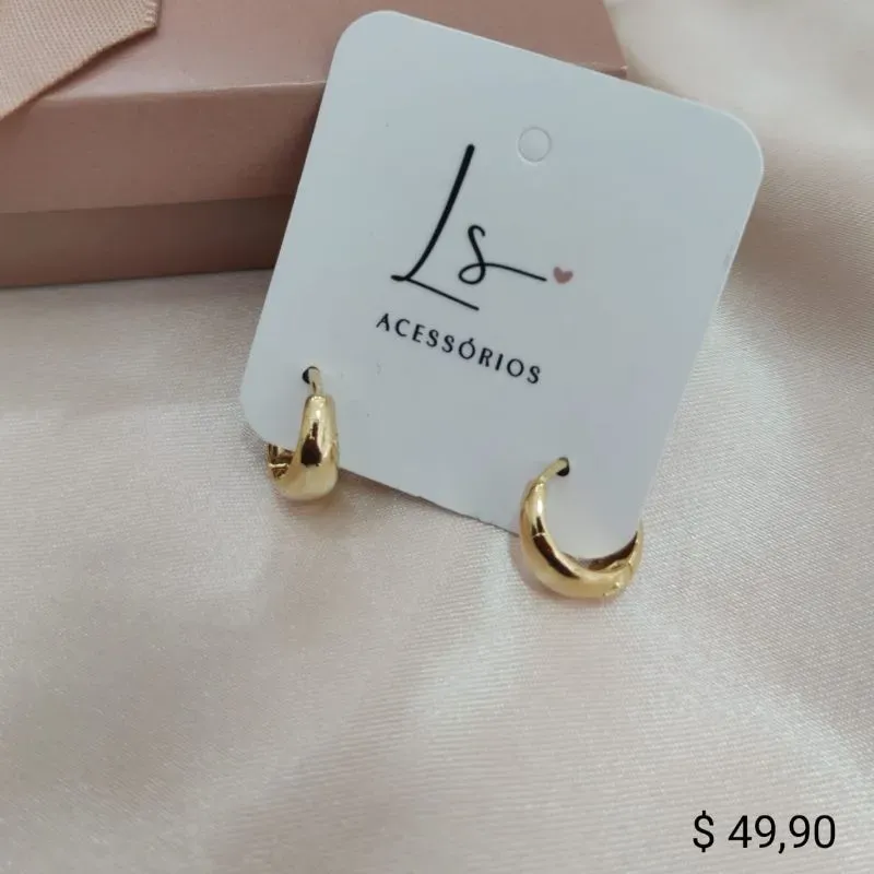 BRINCO ARGOLA GOTA 14MM