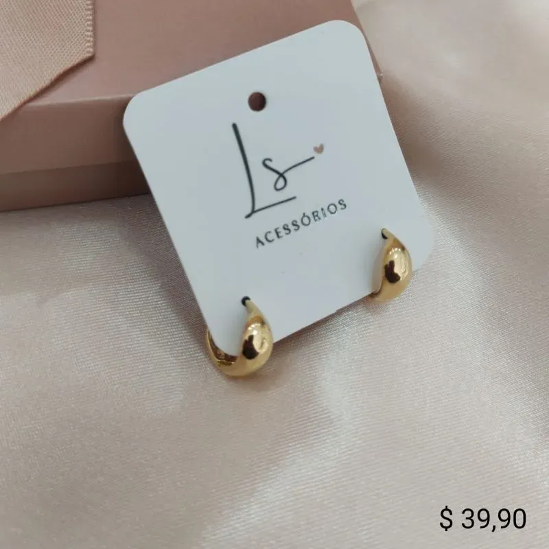 BRINCO ARGOLA LISA GORDINHA