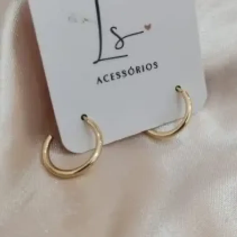 BRINCO ARGOLA PEQUENA LISA 1MM