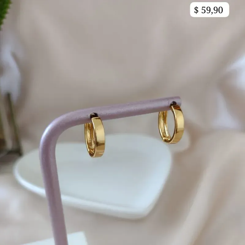 BRINCO ARGOLA QUADRADA 17MM