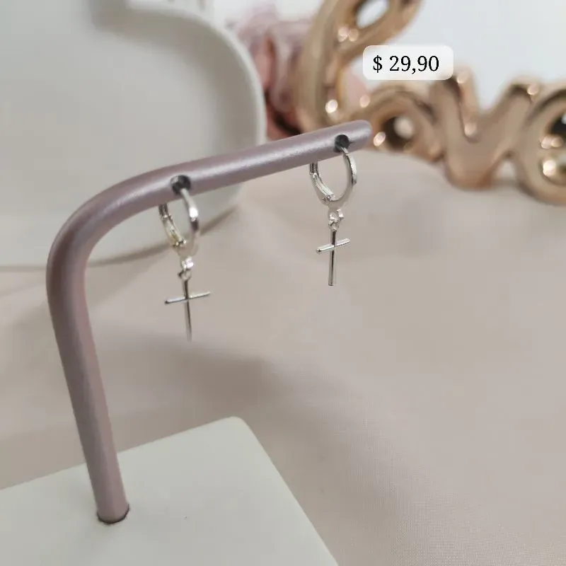 BRINCO ARTICULADOR COM CRUZ LISA B. PRATA 925