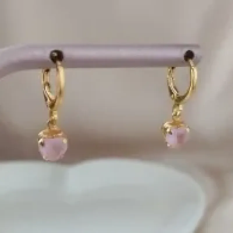 BRINCO ARTICULADOR CORAÇÃO ROSA CLARO