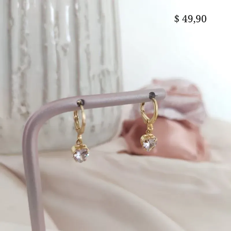 BRINCO ARTICULADOR CORAÇÃO ZIRCONIA P