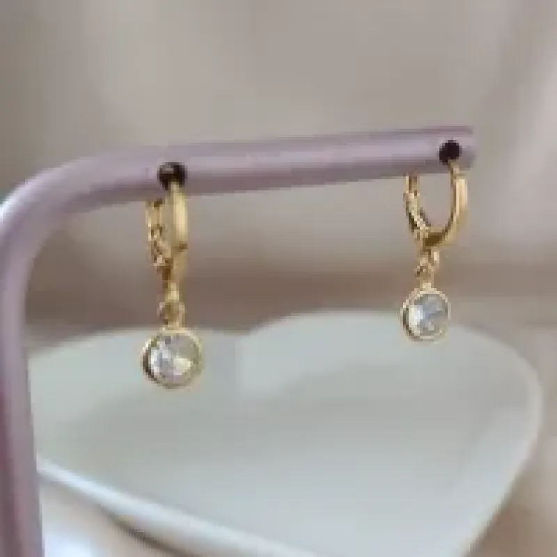 BRINCO ARTICULADOR PEDRA ZIRCONIA REDONDA 7MM