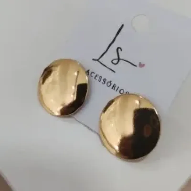 BRINCO BOTÃO REDONDO