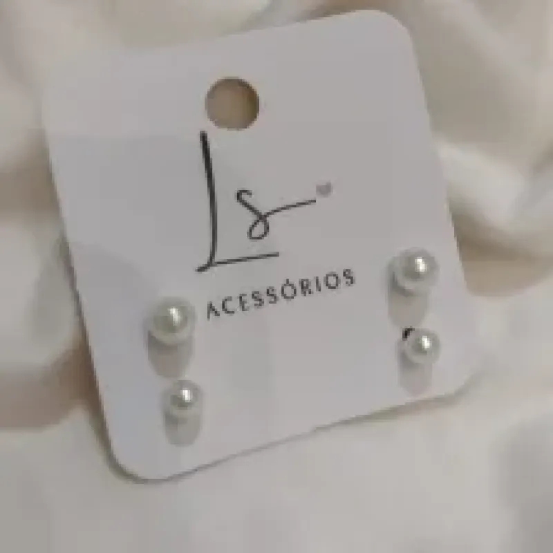 BRINCO DUPLO PEROLA