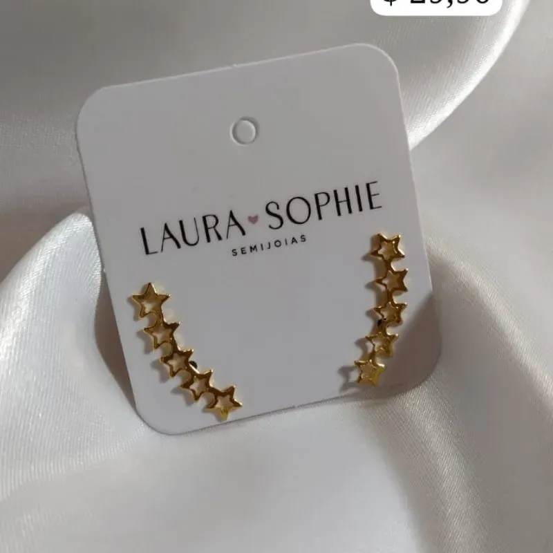 BRINCO EARCUFF 5 ESTRELAS VAZADAS