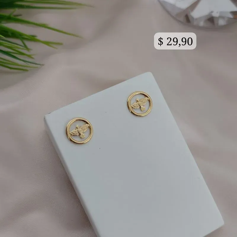 BRINCO ESPIRITO SANTO REDONDO CHAPINHA VAZADO