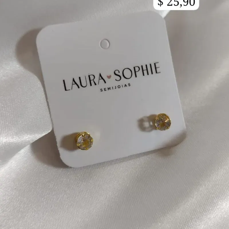 BRINCO PONTO DE LUZ COR ZIRCONIA