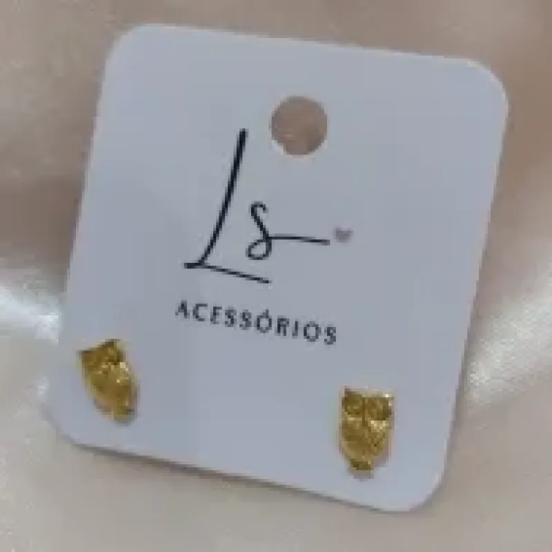 BRINCO SOLITARIO CORUJA