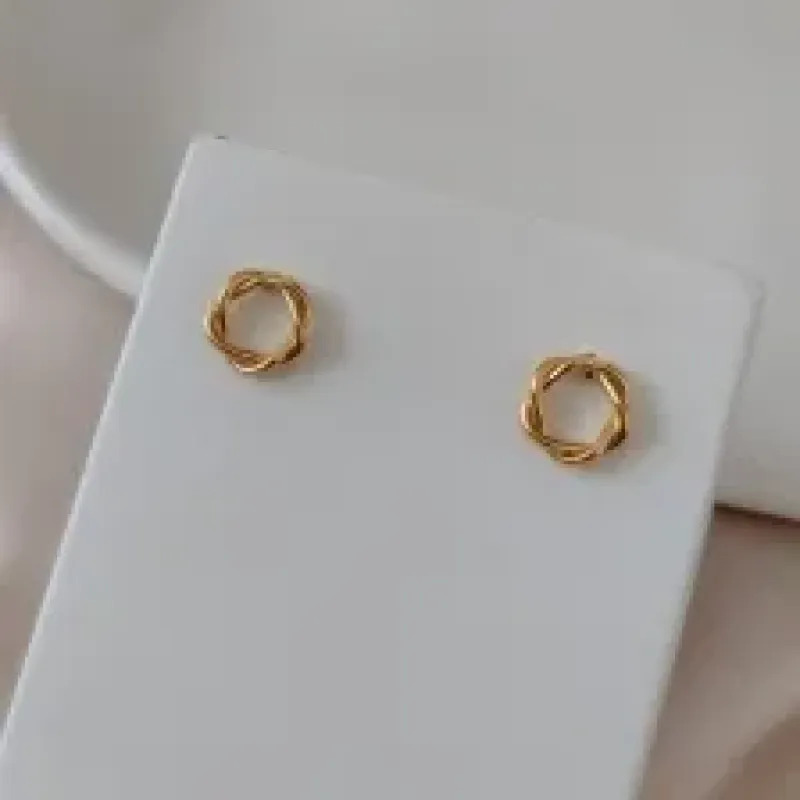 BRINCO TRANÇA REDONDO VAZADO