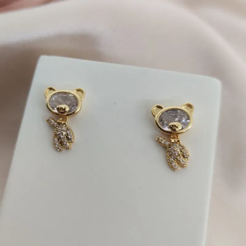 BRINCO URSINHO CRAVEJEDO EM MICRO ZIRCONIA