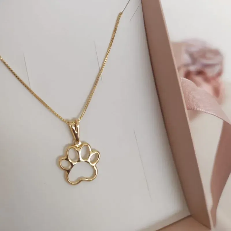 COLAR COM PATA VAZADO LISO