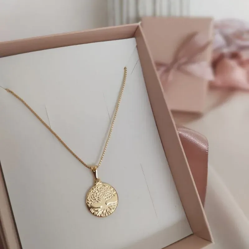 COLAR COM PLACA ARVORE DA VIDA