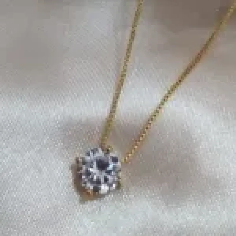 COLAR VENESIANA PINGENTE PONTO DE LUZ 8MM